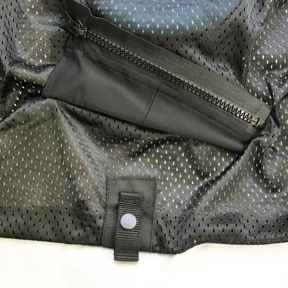 Fieldsheer Motorcycle Riding Jacket Mens 3XL Black Gray Mesh Armored Padded Rain